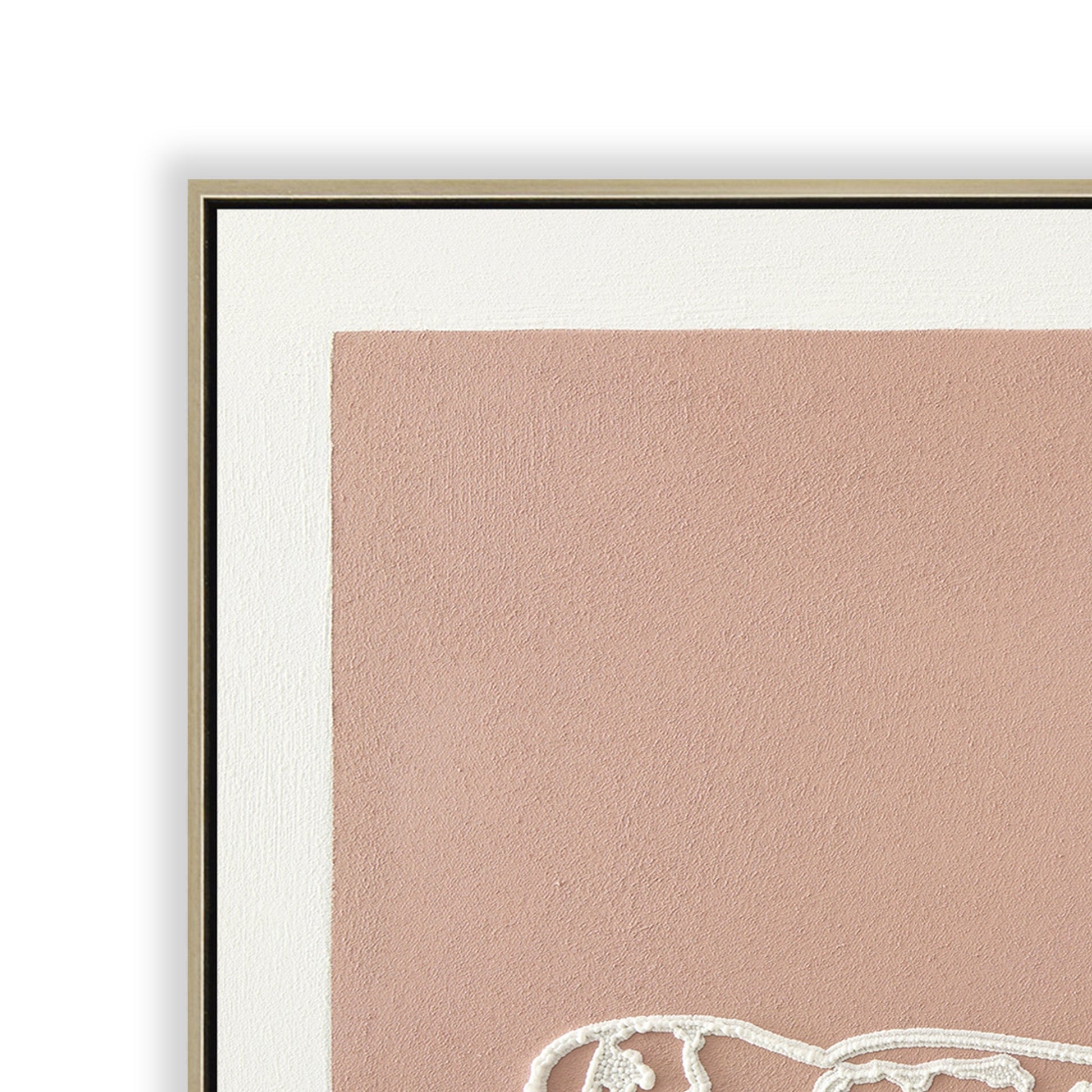 60 x 90cm Framed Canvas - Natural