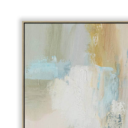 80 x 80cm Framed Canvas - Natural