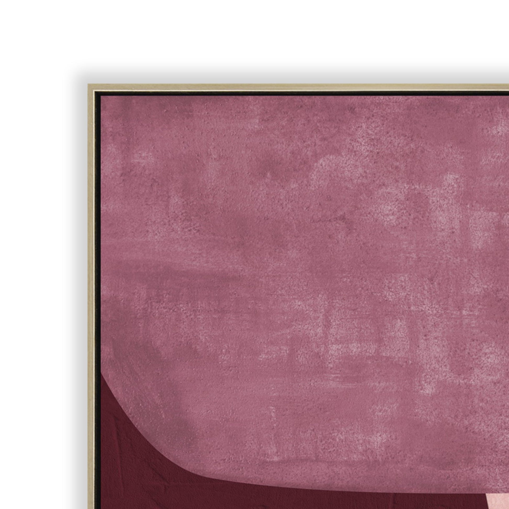 100 x 140cm Framed Canvas - Natural