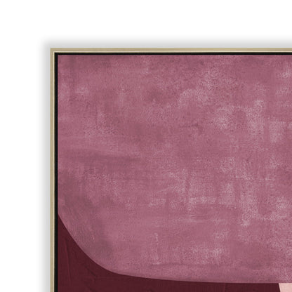 100 x 140cm Framed Canvas - Natural