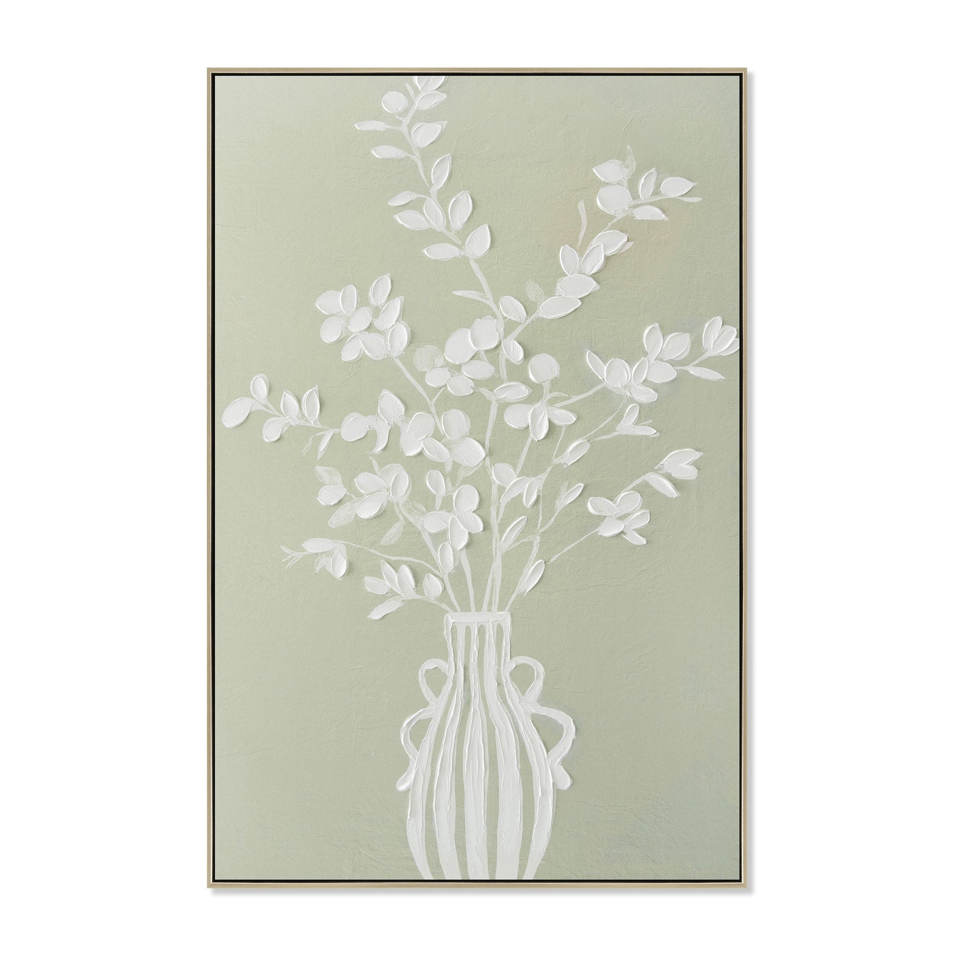 60 x 90cm Framed Canvas - Natural
