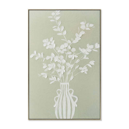 60 x 90cm Framed Canvas - Natural