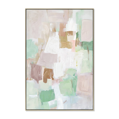 80 x 120cm Framed Canvas - Natural