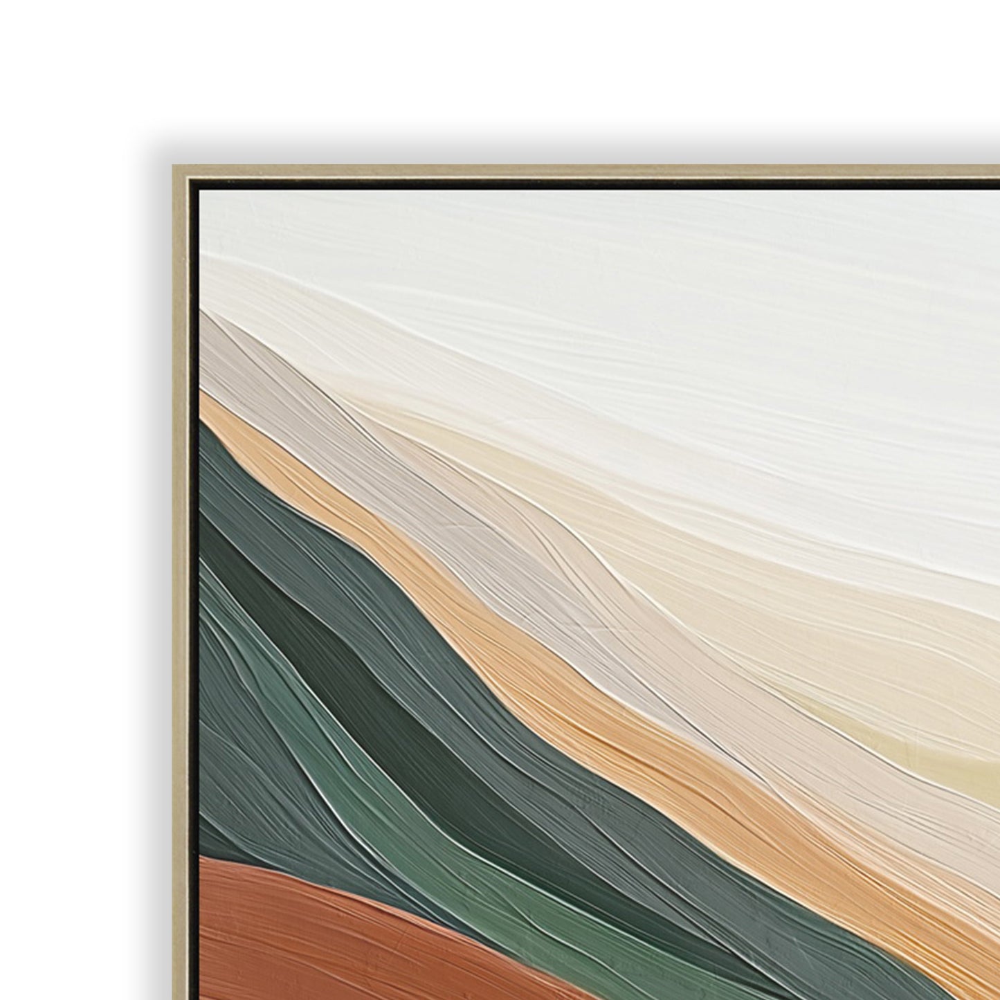 120 x 80cm Framed Canvas - Natural