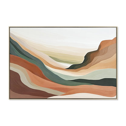 120 x 80cm Framed Canvas - Natural