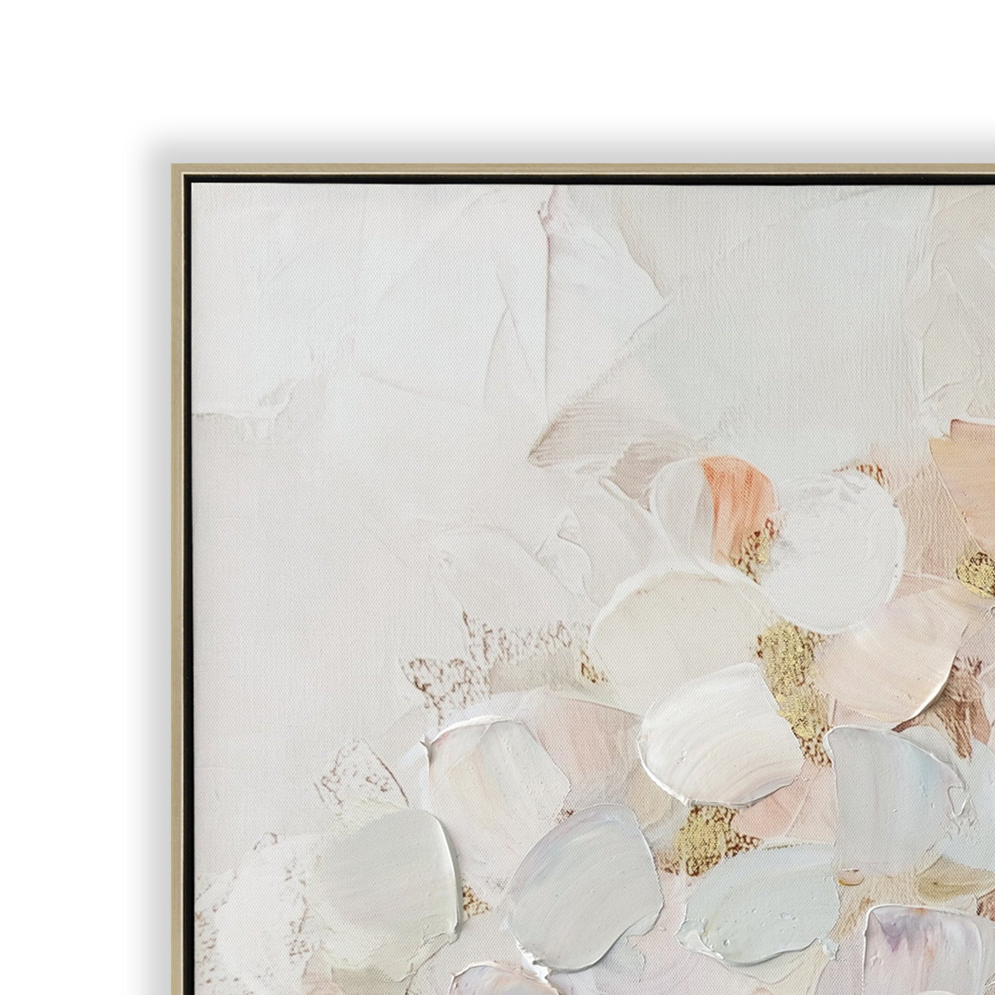 80 x 80cm Framed Canvas - Natural