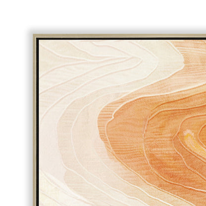 100 x 150cm Framed Canvas - Natural