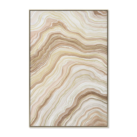 80 x 120cm Framed Canvas - Natural