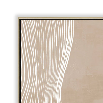 80 x 120cm Framed Canvas - Natural