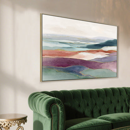 120 x 80cm Framed Canvas - Natural