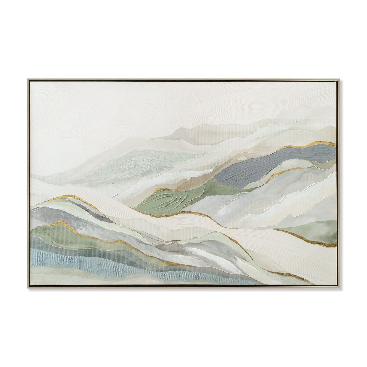 120 x 80cm Framed Canvas - Natural