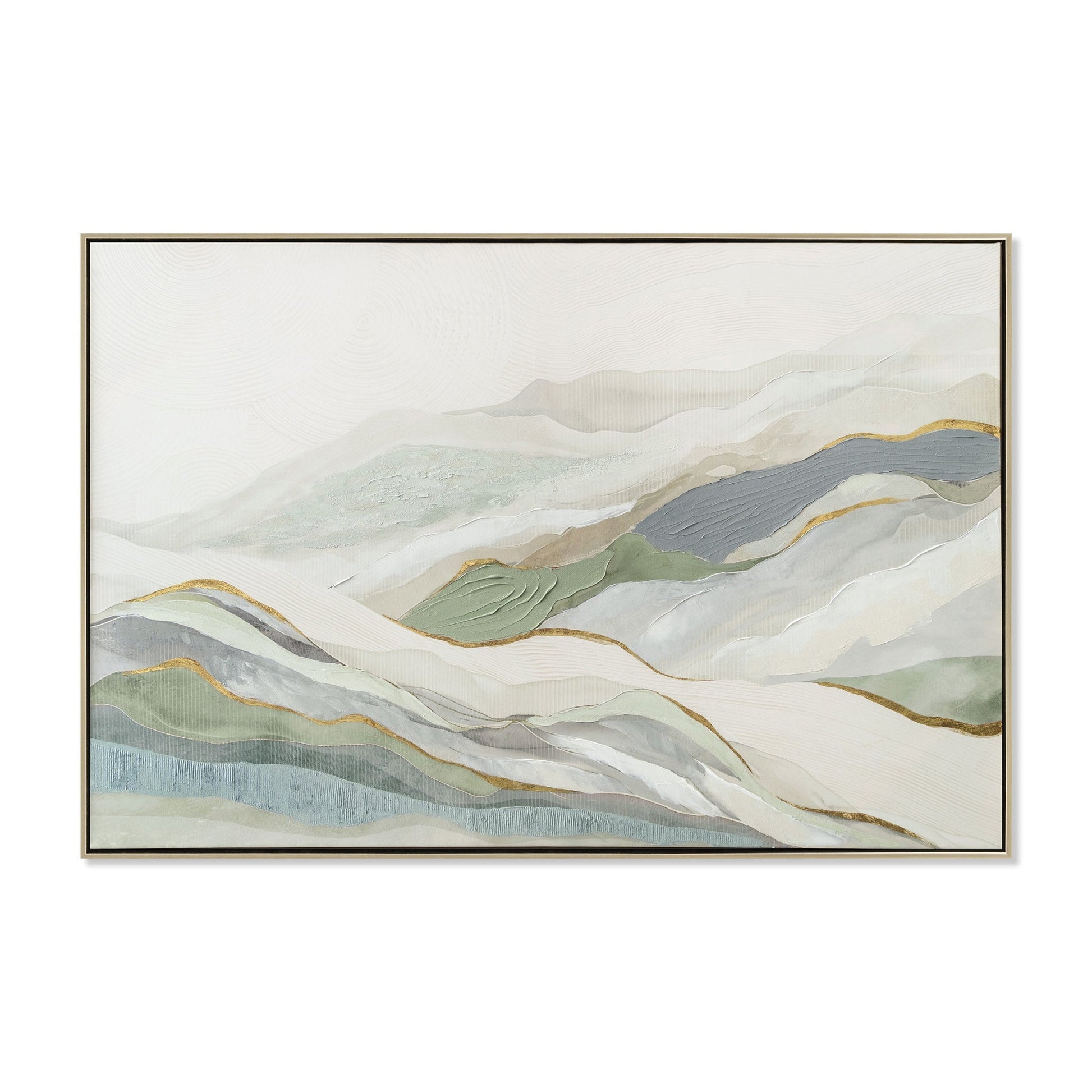 120 x 80cm Framed Canvas - Natural
