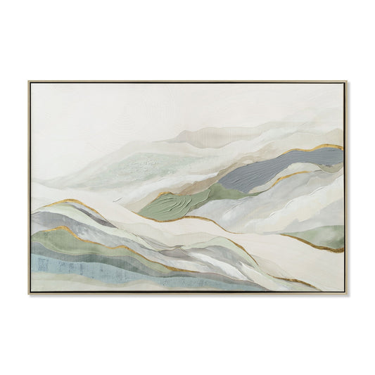 120 x 80cm Framed Canvas - Natural
