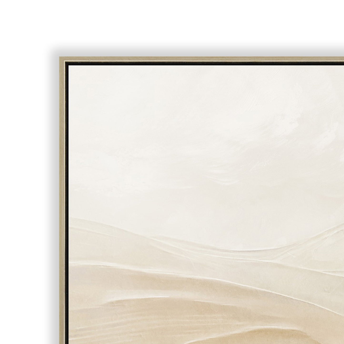 120 x 80cm Framed Canvas - Natural