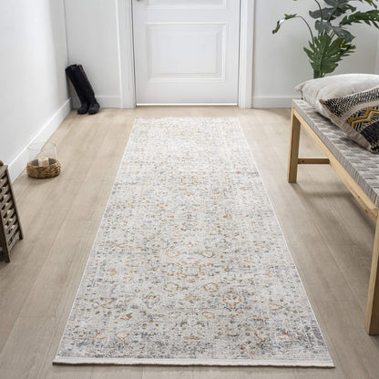 Adelia 638 Ivory Hallway Runner
