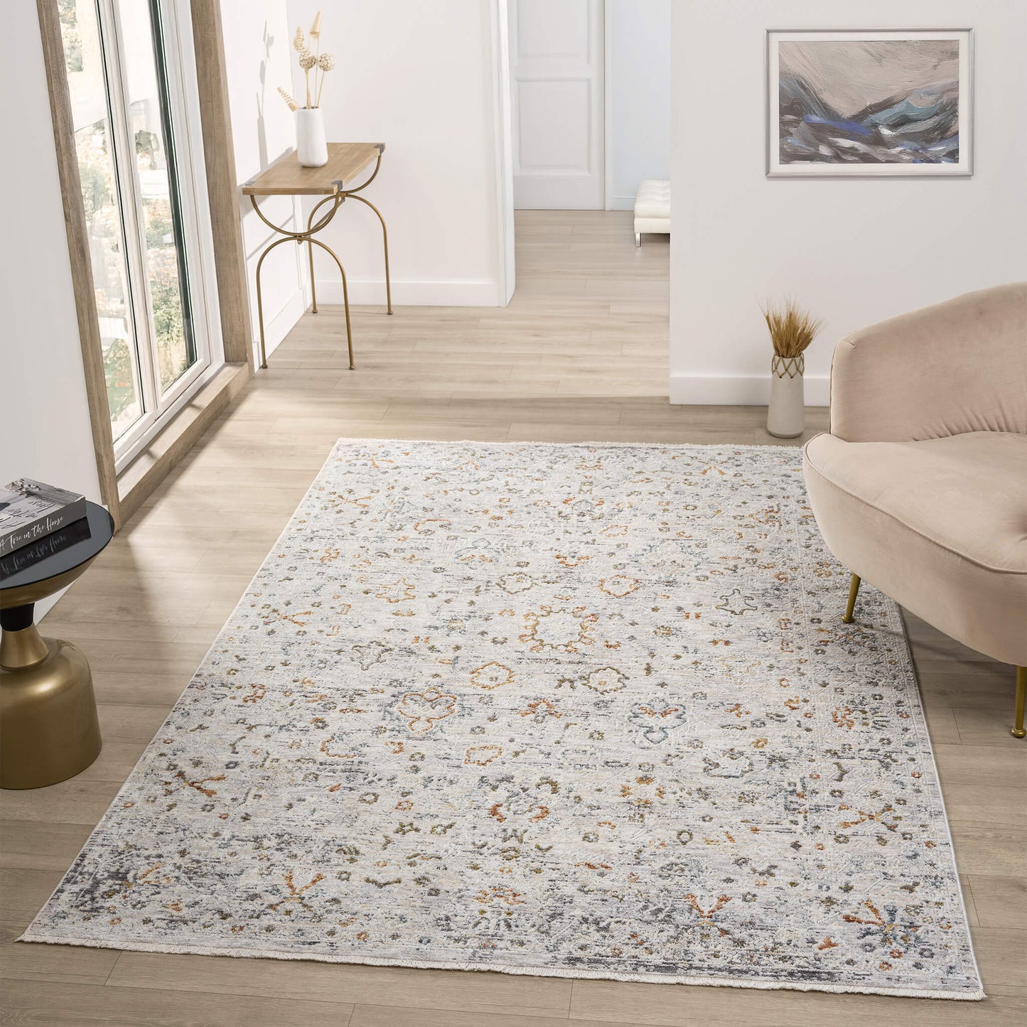 Adelia 638 Ivory Rug