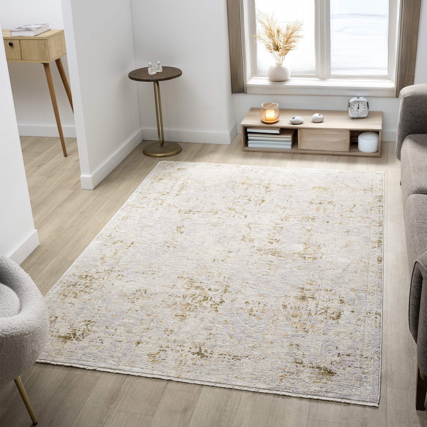 Adelia 645 Pearl Rug