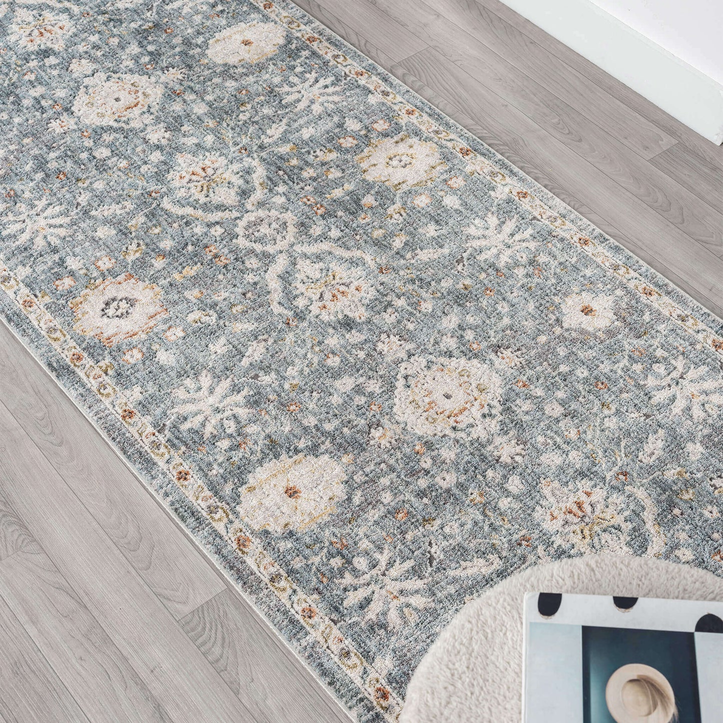 Adelia 649 Denim Hallway Runner