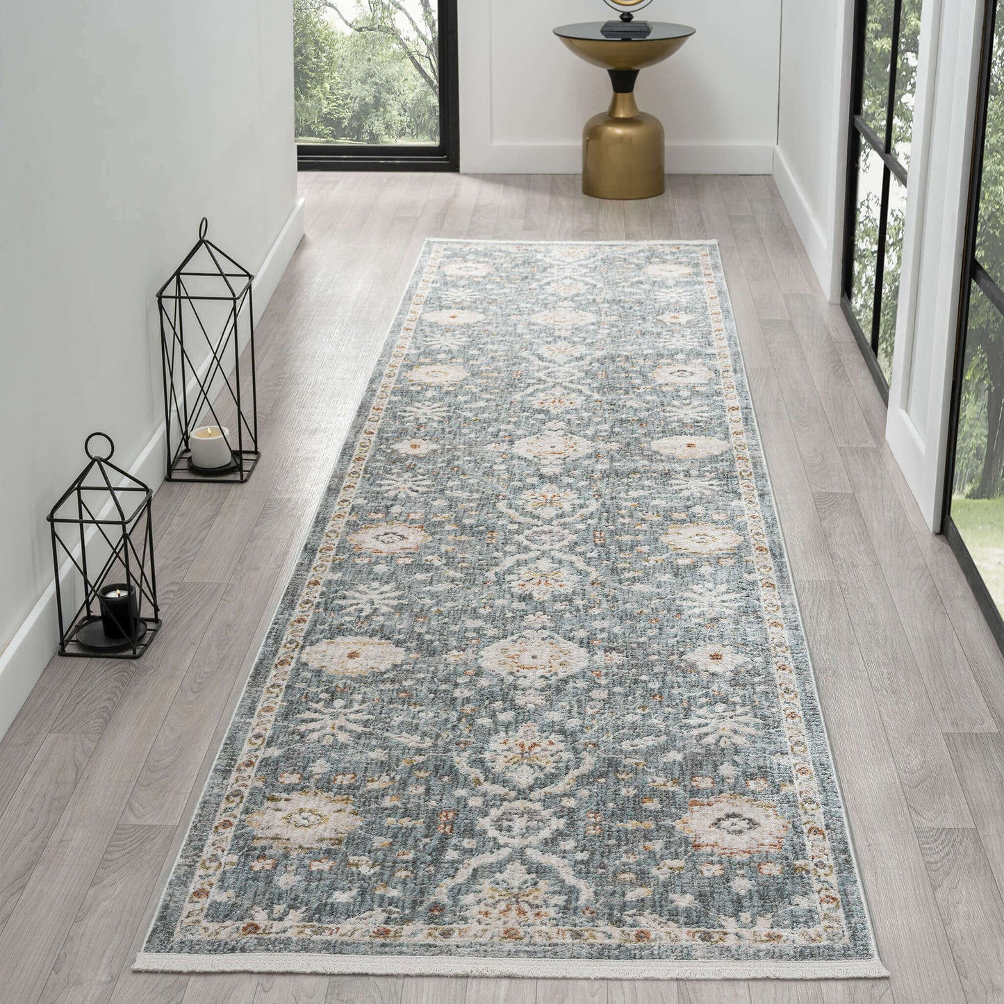 Adelia 649 Denim Hallway Runner
