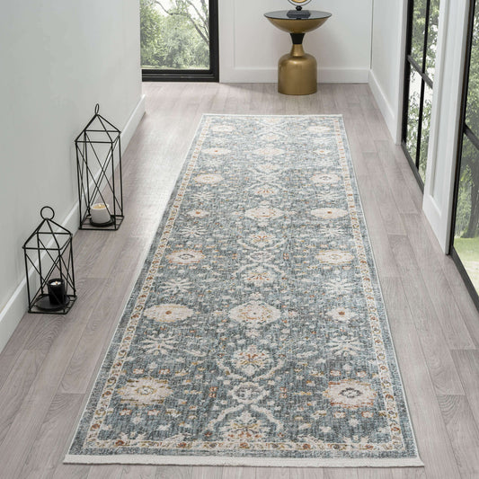 Adelia 649 Denim Hallway Runner