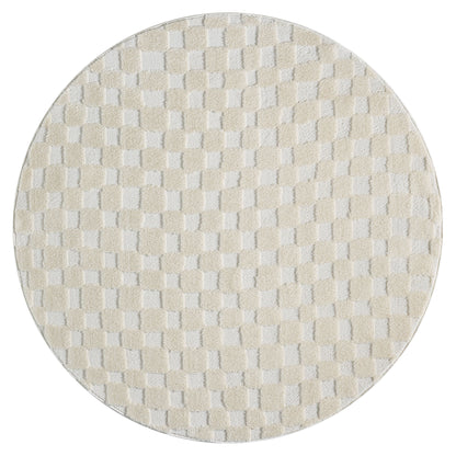 Admire 665 Linen Round Rug