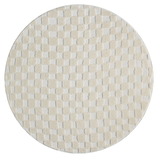 Admire 665 Linen Round Rug
