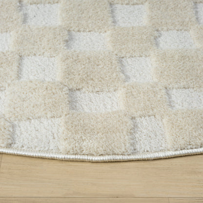Admire 665 Linen Round Rug