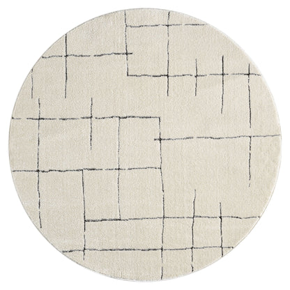 Admire 670 Vanilla Round Rug