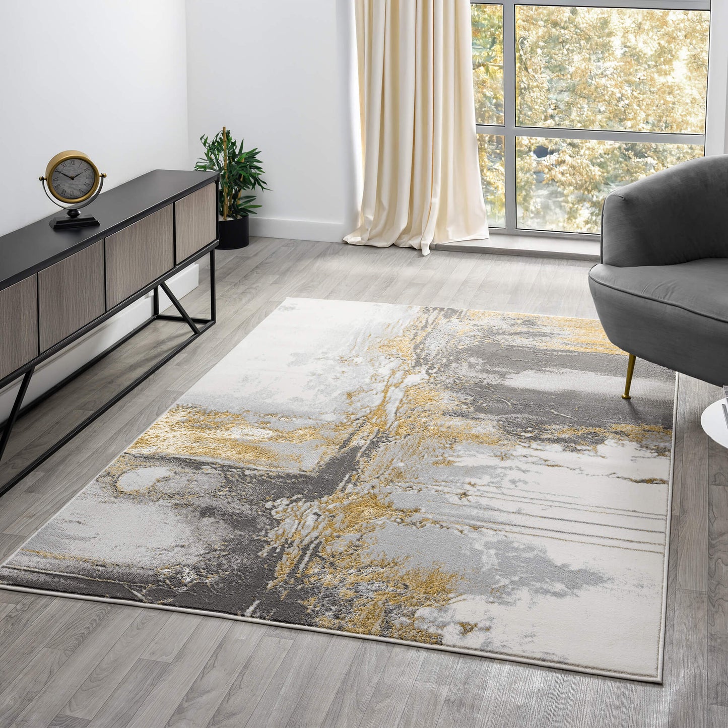 Amber 217 Slate Rectangle Rug