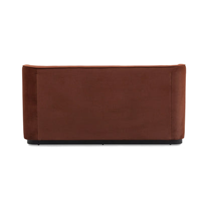 Queen Bed Frame - Burnt Maroon