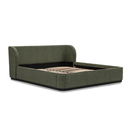 King Bed Frame - Hunter Green