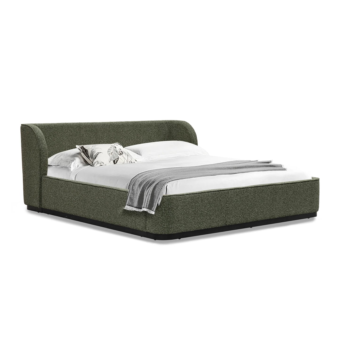 King Bed Frame - Hunter Green