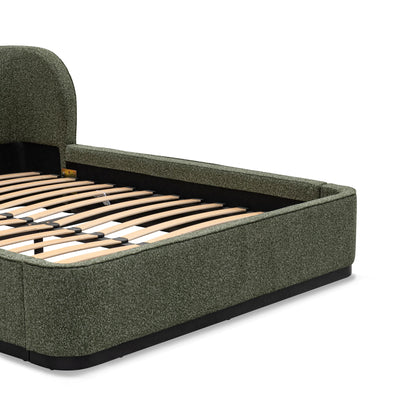 King Bed Frame - Hunter Green