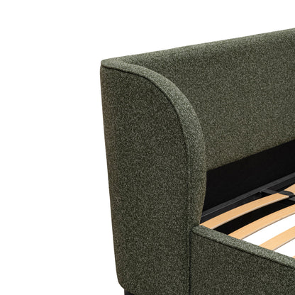 King Bed Frame - Hunter Green