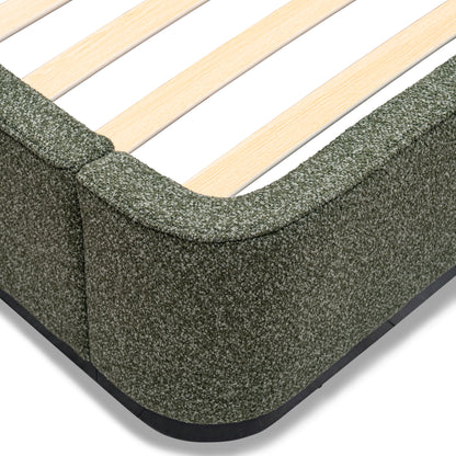 King Bed Frame - Hunter Green