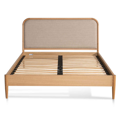 Queen Sized Bed - Beige