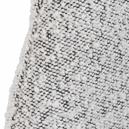 Single Sized Bed Frame - Cloudy Pepper Boucle with Storage
