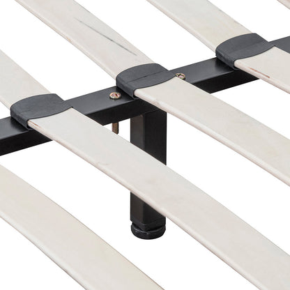 Queen Sized Bed Frame - Cloudy Pepper Boucle