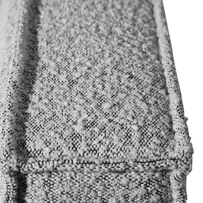 King Sized Bed Frame - Cloudy Pepper Boucle