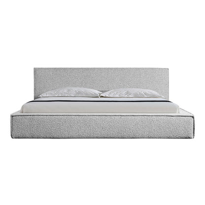 King Sized Bed Frame - Cloudy Pepper Boucle