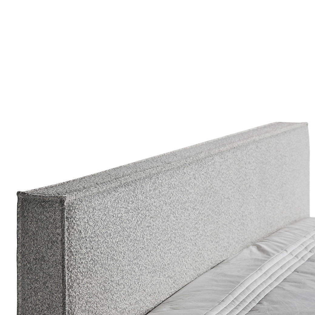 King Sized Bed Frame - Cloudy Pepper Boucle