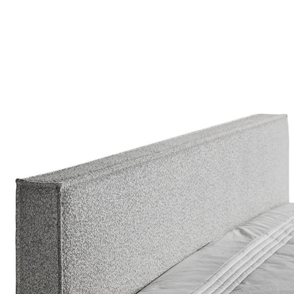 King Sized Bed Frame - Cloudy Pepper Boucle