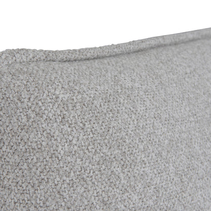 Fabric King Bed Frame - Clay Grey