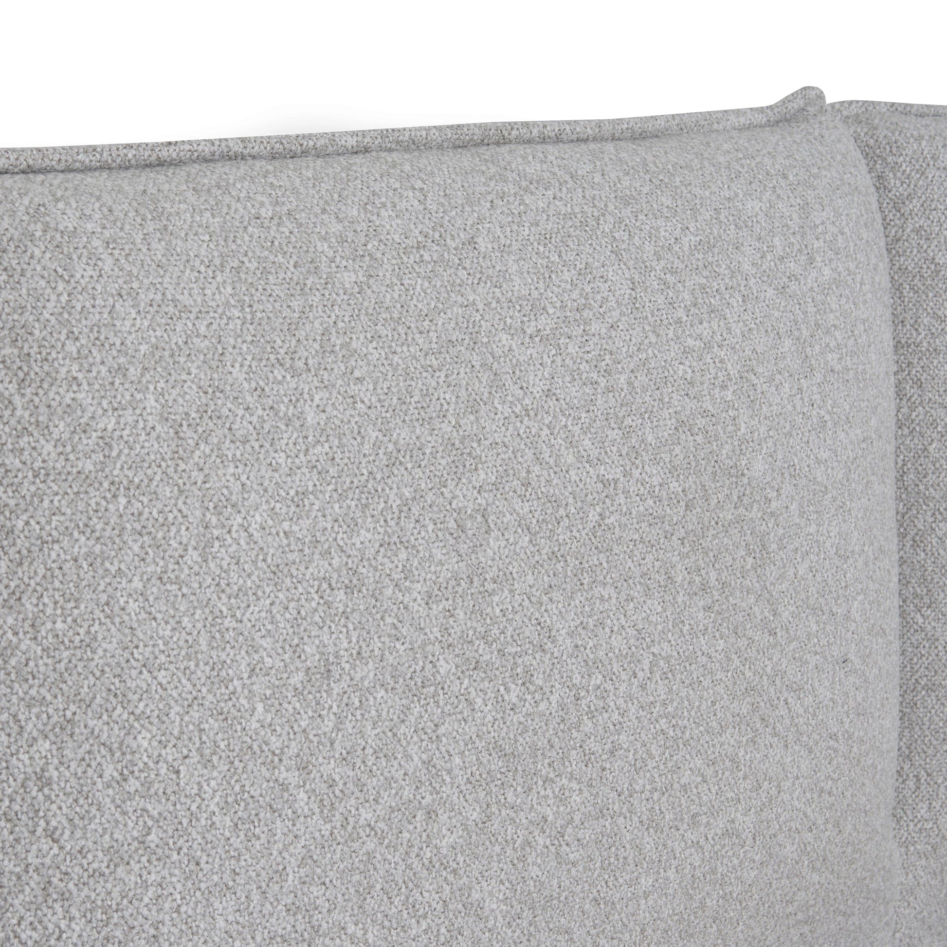 Fabric King Bed Frame - Clay Grey