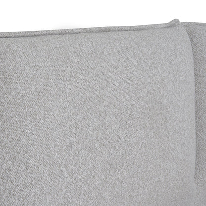 Fabric King Bed Frame - Clay Grey