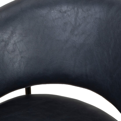 CBS10125-FH Fabric Bar Stool - Full Black (Set of 2)