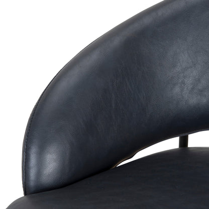 CBS10125-FH Fabric Bar Stool - Full Black (Set of 2)
