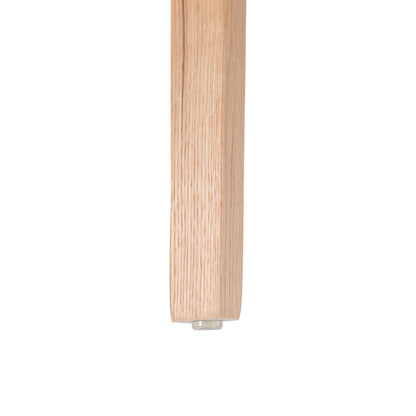 Natural Bar Stool - Grey Seat