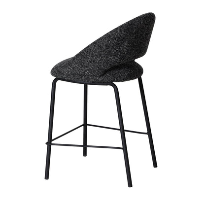 CBS10345-FH Black Bar Stool - Field Charcoal (Set of 2)