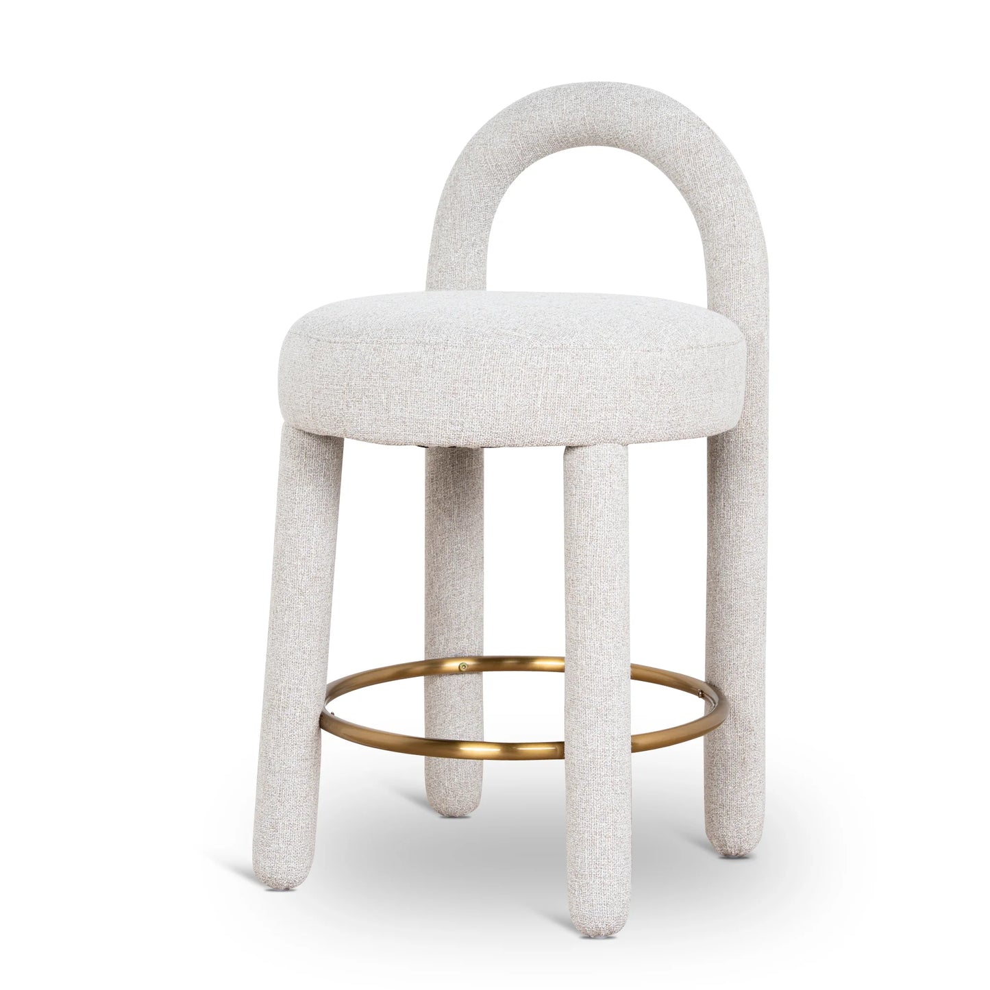 65cm Bar Stool - Coastal Beige